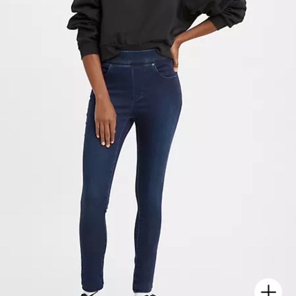 Levi’s Pull-on Shaping Dark Rinse Denim Jeggings, 6 - Picture 2 of 12